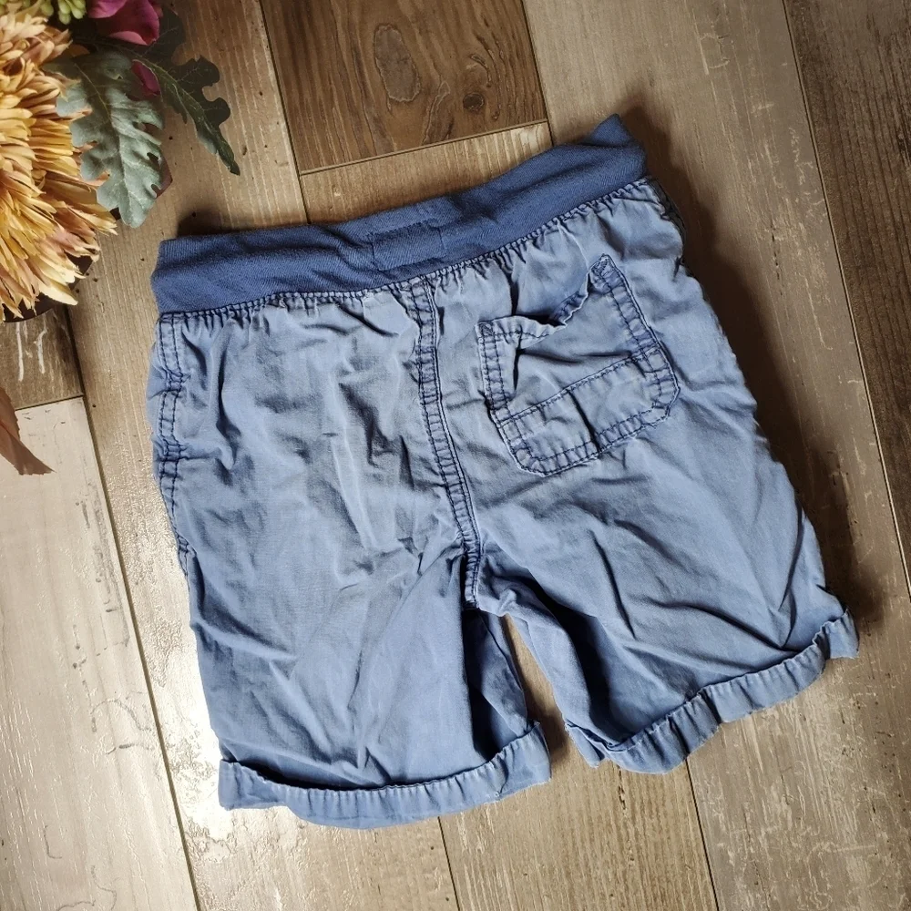 OSHKOSH B'GOSH Boys' Pull-on Shorts Blue Size 3T Toddler Boy EUC